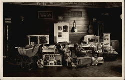 Photo of Dolls and Dollhouse Furniture, Toys Postcard