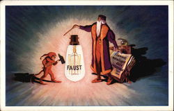 Faust - Electric Light Bulb Advertising Postcard Postcard