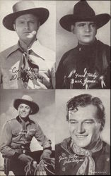 Don Barry, Buck Jones, Allan Lane, John Wayne Arcade Card