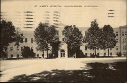 St. Mary's Hospital Rhinelander, WI Postcard Postcard