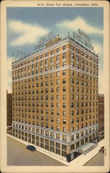 Hotel Fort Hayes Columbus, OH Postcard Postcard