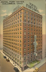 Hotel Fort Hayes Columbus, OH Postcard Postcard