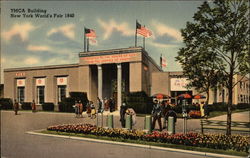 YMCA Building at New York World's Fair 1940 Postcard