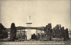 The Eqitable Life Assurance Society's Garden of Security at the New York World's Fair Postcard