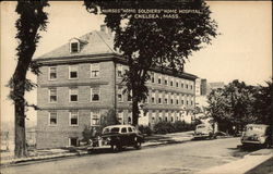 Nurses "Home Soldiers" Home Hospital Postcard