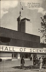 Hall of Science - West Entrance Postcard