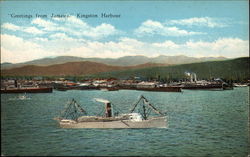 Kingston Harbour Jamaica Postcard Postcard