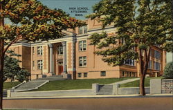 High School & Grounds Postcard