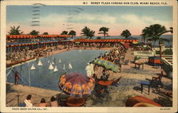 Roney Plaza Cabana Sun Club Postcard