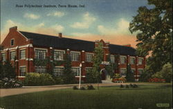 Rose Polytechnic Institute and Grounds Terre Haute, IN Postcard Postcard