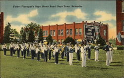 Father Flanagan's Boys' Home Band - Boys Town Postcard