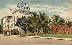 Hotel Monterey "On the Hilltop" Postcard