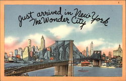 Brooklyn Bridge New York, NY Postcard Postcard