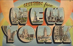 Greetings from New York Postcard Postcard