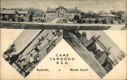 Multiple Views of Camp Yawgoog - BSA Postcard