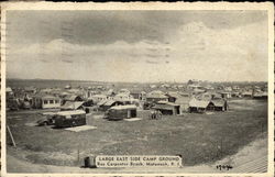 Roy Carpenter Beach - East Side Camp Ground Matunuck, RI Postcard Postcard