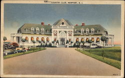 Country Club Newport, RI Postcard Postcard