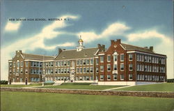 New Senior High School Westerly, RI Postcard Postcard