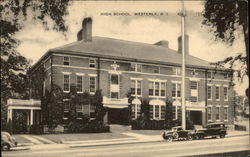 High School Westerly, RI Postcard Postcard