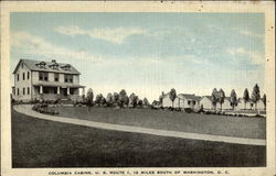 Columbia Cabins Mount Vernon, VA Postcard Postcard