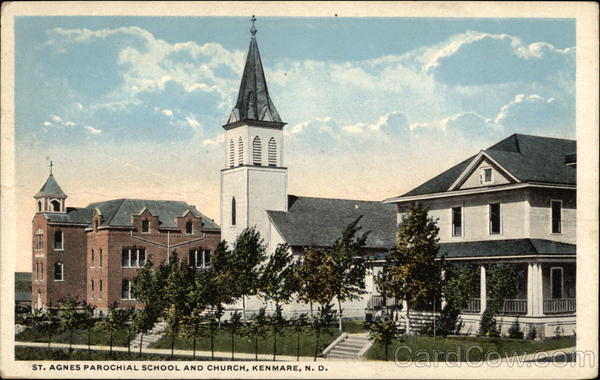 St. Agnes Parochial School & Church Kenmare, ND