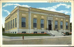 Street View of US Post Office Nyack, NY Postcard Postcard