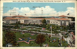 Dairy and Grange Building, New York State Fair Grounds Postcard