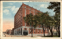 Furniture Exposition Building Jamestown, NY Postcard Postcard