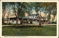 Newman's Lake House Saratoga Springs, NY Postcard Postcard