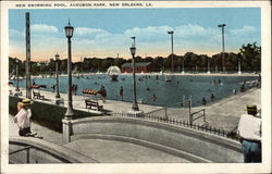 Audubon Park - New Swimming Pool New Orleans, LA Postcard Postcard