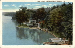 East Shore, Lake BOmoseen Vermont Postcard Postcard