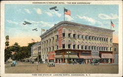 Ogdensburg's Popular Hotel "The New Ogdensburg" Postcard