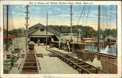 Pier of Oyster, and Shrimp Packing Plant Postcard