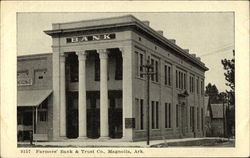 Farmers' Bank & Trust Company Magnolia, AR Postcard Postcard