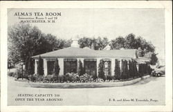 Alma's Tea Room Postcard