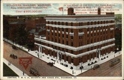 Central YMCA Richmond, VA Postcard Postcard