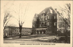 Normal School Buildlings and Grounds Bridgewater, MA Postcard Postcard