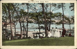 View of Bay from Bluff Onset, MA Postcard Postcard