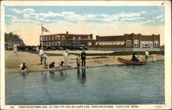 Provincetown Inn, at the Tip End of Cape Cod Massachusetts Postcard Postcard