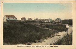 Scenic View of Summer Cottages, West Shore Postcard