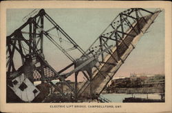 Electric Lift Bridge Campbellford, ON Canada Ontario Postcard Postcard