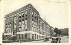 Carter School Chelsea, MA Postcard Postcard