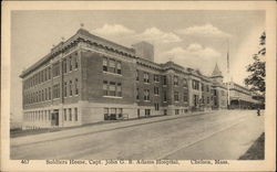 Soldiers Home, Captain John GB Adams Hospital Chelsea, MA Postcard Postcard