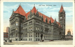 City Hall Cincinnati, OH Postcard Postcard