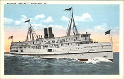 Steamer "Belfast" Postcard