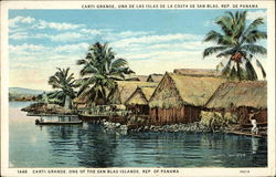 Carti Grande, one of the San Blas Islands Postcard