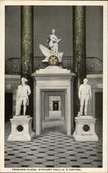 Franzoni Clock, Statuary Hall, US Capitol Washington, DC Washington DC Postcard Postcard