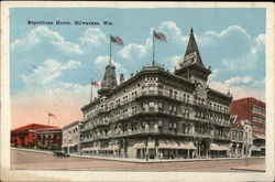 Republican House Postcard