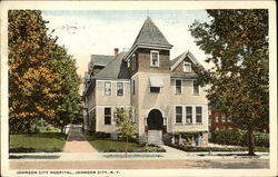 Street View of Johnson City Hospital Postcard