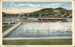 Swimming Pool and Grounds Postcard